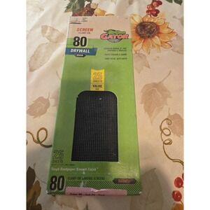 Gator Drywall Sandpaper 25 Screen Sheets each 4.25" W x 11.25" L 80-Grit